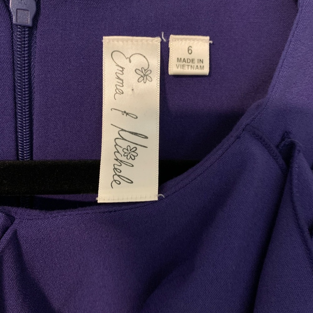 Emma & Michelle Purple Dress in Size 6